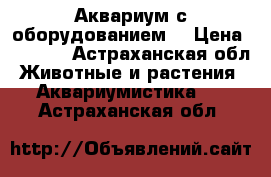 Аквариум с оборудованием  › Цена ­ 4 500 - Астраханская обл. Животные и растения » Аквариумистика   . Астраханская обл.